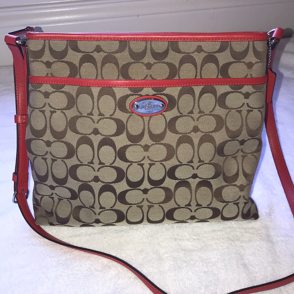 Coach Signature Crossbody Purse